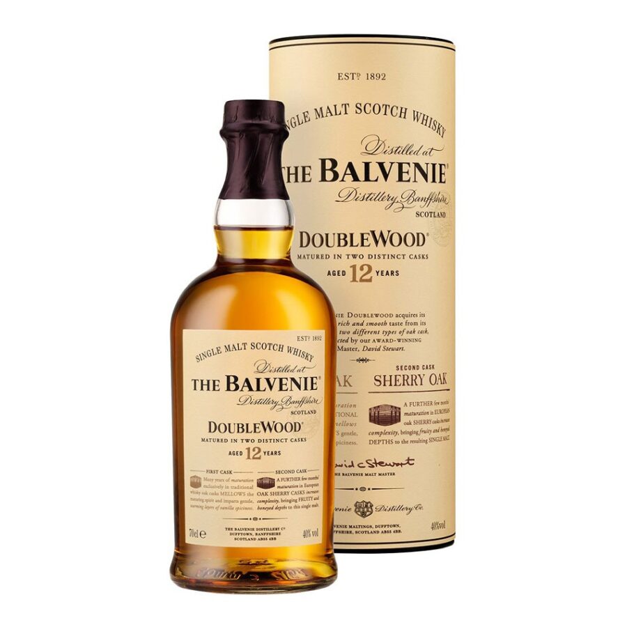 Balvenie 12 Y.O. double wood viski u boci od 0,7 i kutiji