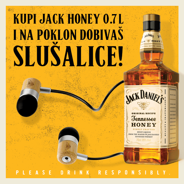 Jack Daniel's Honey i poklon slušalice